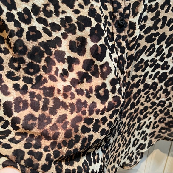 Ines sz M Animal Print Blouse - Picture 6 of 8